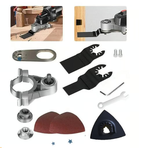 🔥🎁🎁Angle Grinder Converter Set, Angle Grinder Converter Universal Head Adapter, Carbon Steel Angle Grinder to Multi-Tool Converter🔥🔥