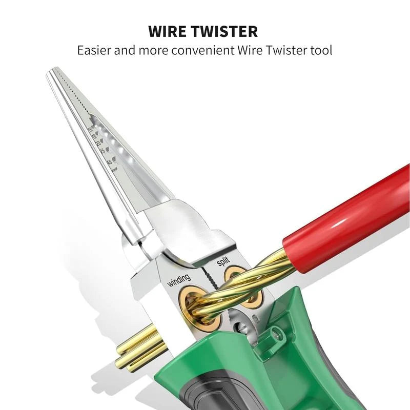 8-in-1 Multifunctional Wire Stripper with Voltage Detection