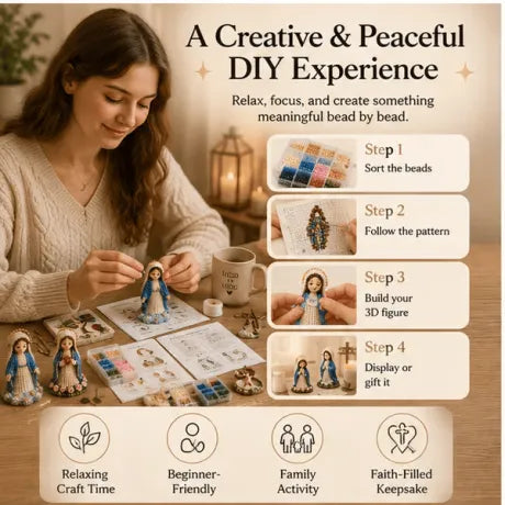 🔥Last Day 50% OFF 💀 3D Beaded Skeleton DIY Kit & Beaded Christian DIY Kit