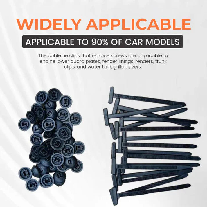 Universal Cable Tie Buckle | One-Click Lock, No Screws Needed—Fix Loose Car Parts Fast!