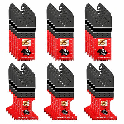 🔥 Cut Faster & Cleaner — Japanese-Tooth Oscillating Saw Blades | Universal Fit, 10–50 Pack 🪚