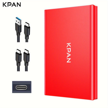 KPAN Portable Hard Drive 500GB\u002F320GB\u002F1TB | USB3.0, Metal Shell, Compatible with PS4, PC, Mac, TV, Laptops, and Smartphones for Storage Expansion