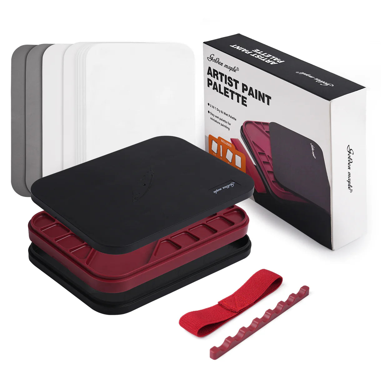 2 in 1 Wet Palette Kit - Acrylic Miniature Painting