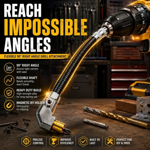 Right Angled Electric Drill Corner Attachment Tool