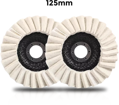 🧰BUY 2 GET 3 FREE🔧 Achieve A Mirror Finish –Wool Felt Flap Polishing Disc
