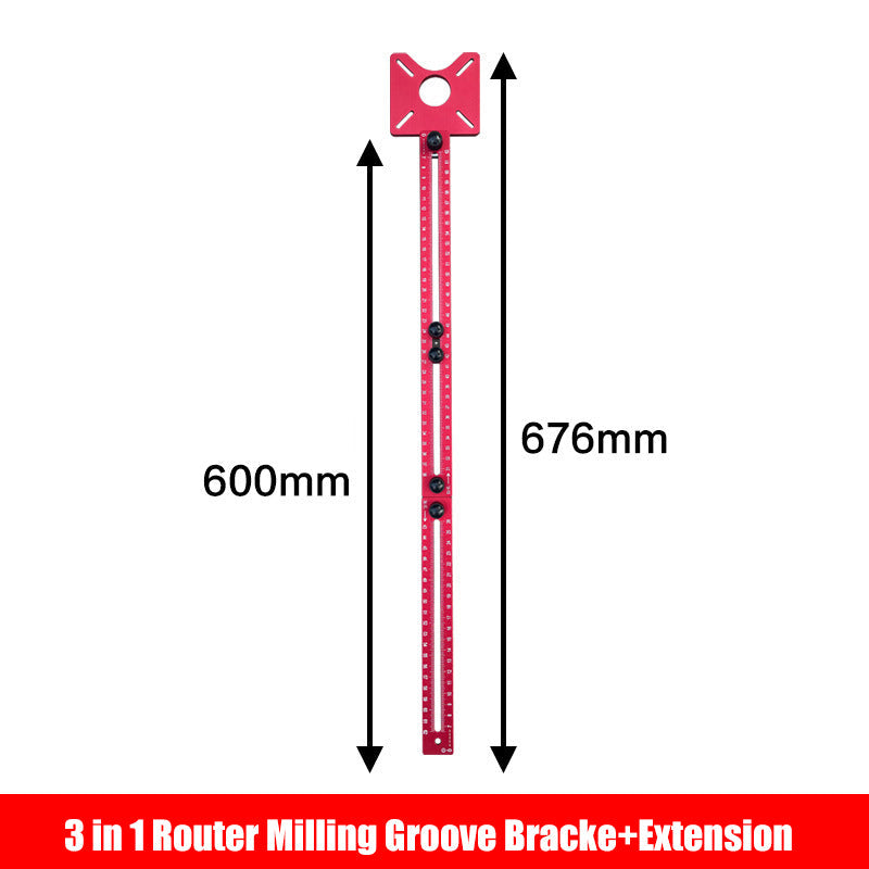 3 in 1 Router Milling Groove Bracke+Extension