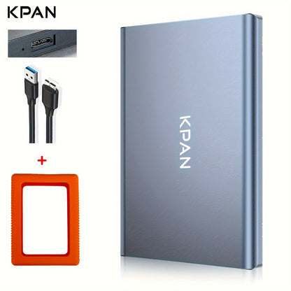 KPAN 1TB\u002F500GB External Hard Drive, USB 3.0 Portable External Mechanical Hard Drive, 2.5-inch, Suitable for Laptops, PS4, PCs, Macs, and TVs. Large Capacity Storage for Photos, Videos, and Files. Metal Casing.