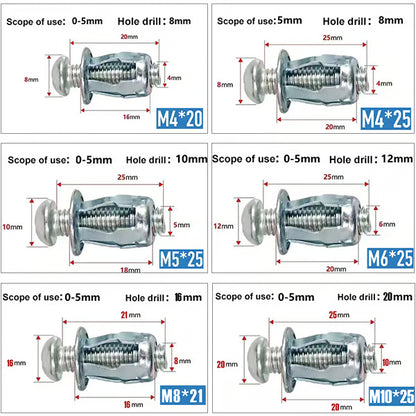 🔥HOT SALE 50% OFF🔥Expansion Screw Petal Nuts