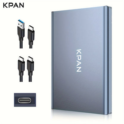 KPAN Portable Hard Drive 500GB\u002F320GB\u002F1TB | USB3.0, Metal Shell, Compatible with PS4, PC, Mac, TV, Laptops, and Smartphones for Storage Expansion