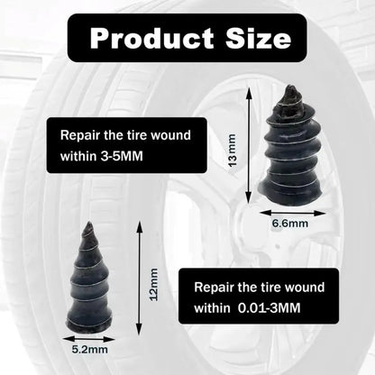 Tire Repair Vacuum Rubber Nails Kit