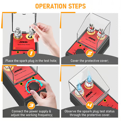 🔥Hot Sale🔥ANCEL SP02 Dual Hole Car Spark Plug Tester
