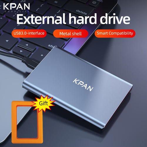 KPAN 1TB\u002F500GB External Hard Drive, USB 3.0 Portable External Mechanical Hard Drive, 2.5-inch, Suitable for Laptops, PS4, PCs, Macs, and TVs. Large Capacity Storage for Photos, Videos, and Files. Metal Casing.