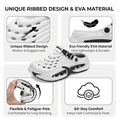 Orthopedic Comfort Clogs – Lightweight Waterproof EVA Shoes with Cushion Arch Support for Indoor & Outdoor Wear