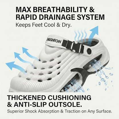 Orthopedic Comfort Clogs – Lightweight Waterproof EVA Shoes with Cushion Arch Support for Indoor & Outdoor Wear
