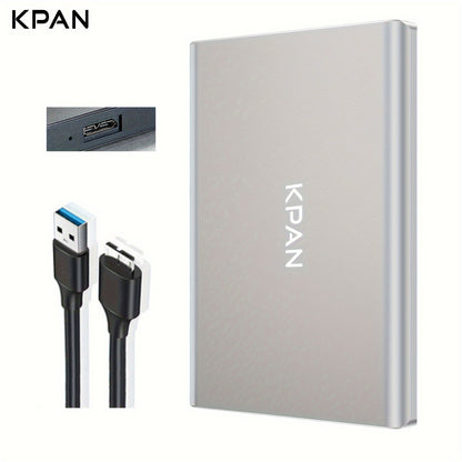 KPAN Portable Hard Drive 500GB\u002F320GB\u002F1TB | USB3.0, Metal Shell, Compatible with PS4, PC, Mac, TV, Laptops, and Smartphones for Storage Expansion