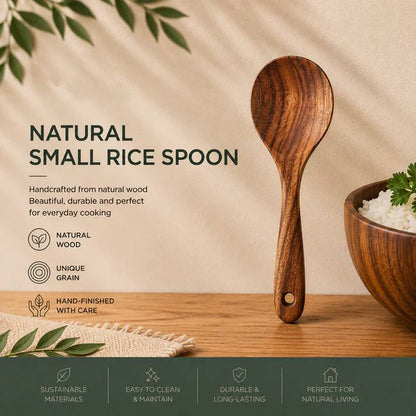 Premium Wooden Kitchen Utensil Set – Handcrafted Natural Wood Cooking Tools for Everyday Use