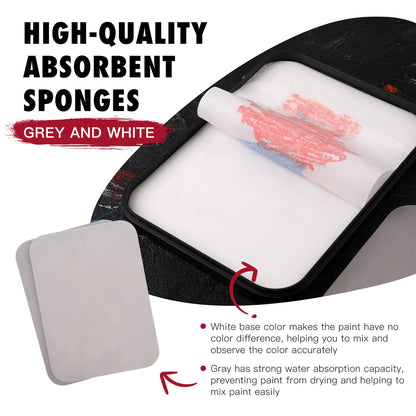 2 in 1 Wet Palette Kit - Acrylic Miniature Painting