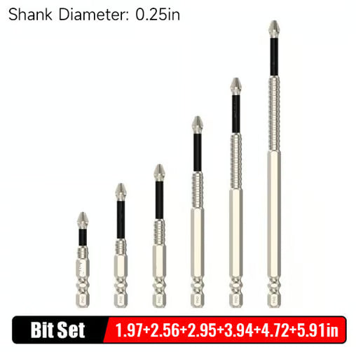 🔥🔨High-Magnetic Screwdriver Drill Bit Set