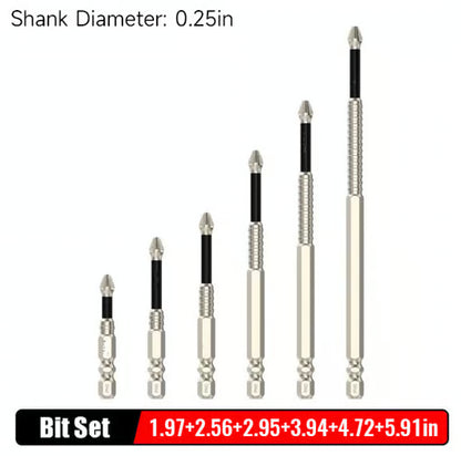 🔥🔨High-Magnetic Screwdriver Drill Bit Set