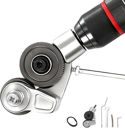 Metal Nibbler Drill Attachment – Effortless Clean Cuts Through Steel, Aluminum, Copper & Plastic Panels