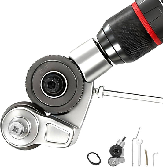 Metal Nibbler Drill Attachment – Effortless Clean Cuts Through Steel, Aluminum, Copper & Plastic Panels