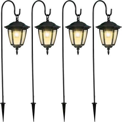 Solar Hanging Lanterns – Warm White Waterproof Garden Lights for Yard, Patio, Lawn & Walkway Decor