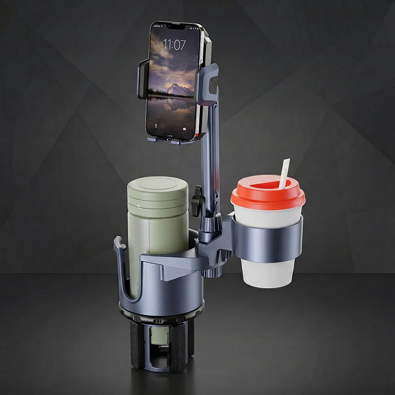 2-in-1 Cup & Phone Holder – Flex & Stick for Epic Rides