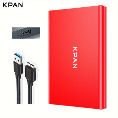 KPAN Portable Hard Drive 500GB\u002F320GB\u002F1TB | USB3.0, Metal Shell, Compatible with PS4, PC, Mac, TV, Laptops, and Smartphones for Storage Expansion