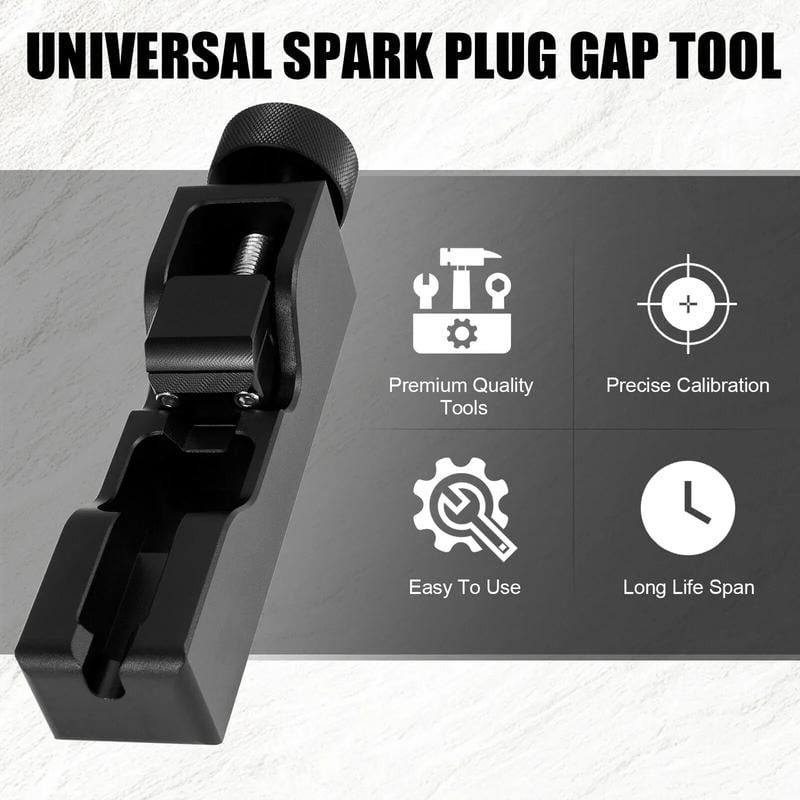 🏆 45K+ SOLD 🚗Universal Spark Plug Gap Caliper Tool – Suitable For Most 10mm, 12mm, 14mm, And 16mm Spark Plugs