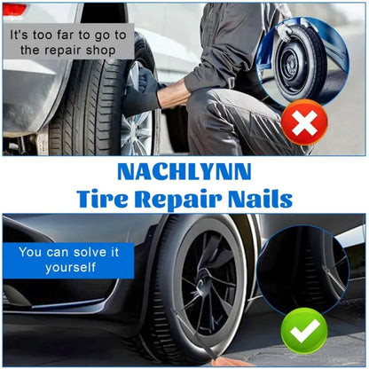 Tire Repair Vacuum Rubber Nails Kit