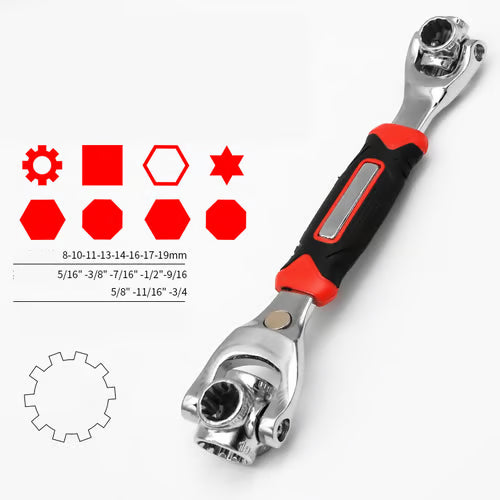 52 in 1 Universal Socket Spanner Wrench