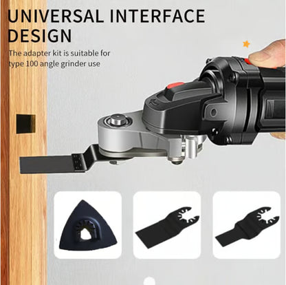 🔥🎁🎁Angle Grinder Converter Set, Angle Grinder Converter Universal Head Adapter, Carbon Steel Angle Grinder to Multi-Tool Converter🔥🔥