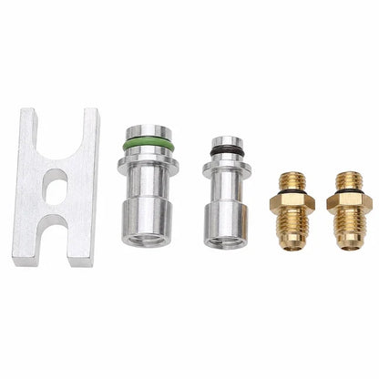 Car A/C Leak Test Plug Kit, Air Conditioning Expansion Valve Sealing Test Tool