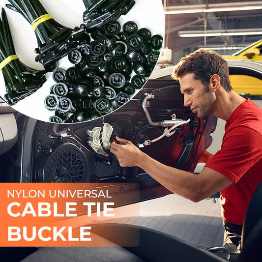 Universal Cable Tie Buckle | One-Click Lock, No Screws Needed—Fix Loose Car Parts Fast!