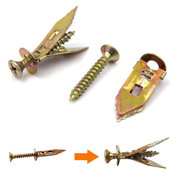 Self Drilling Drywall Anchors with Screws Kit