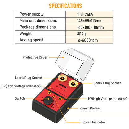 🔥Hot Sale🔥ANCEL SP02 Dual Hole Car Spark Plug Tester