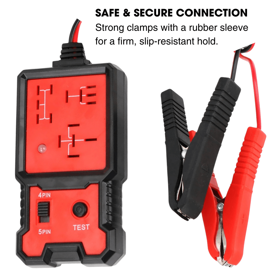 Car Relay Tester 12V – Universal Automotive Relay & Voltage Checker with LED Indicator