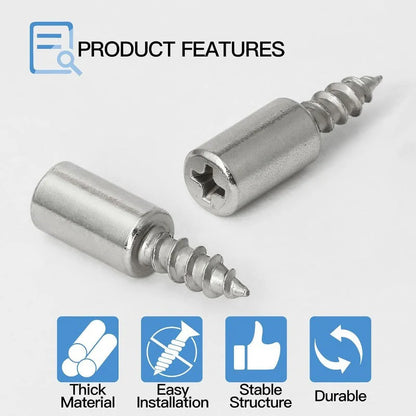 Metal Screw-In Shelf Pegs