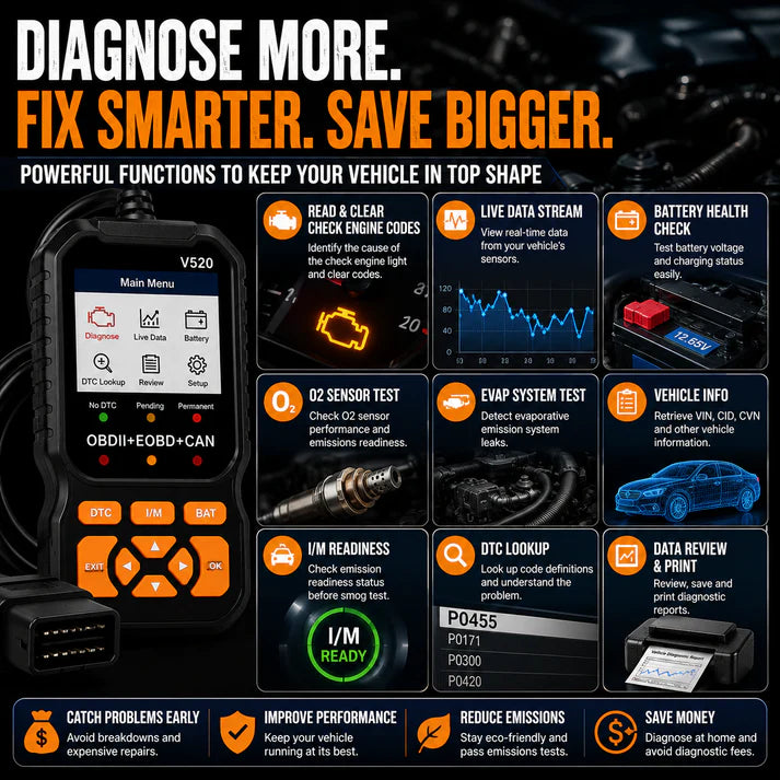 V520 OBD2 Scanner
