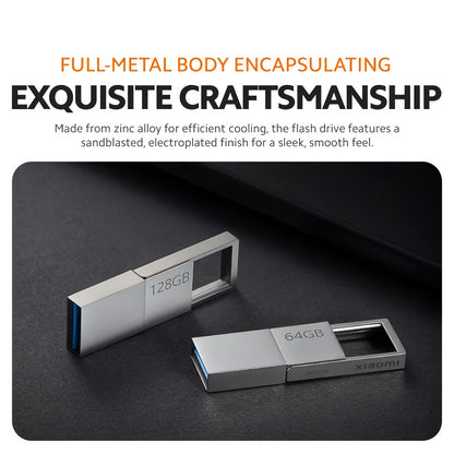 Xiaomi Dual-Interface Flash Drive 64Gb\u002F128Gb | Usb-C & Usb-A Interface - High-Speed Data Transfer, Usb 3.2, Compact And Portable
