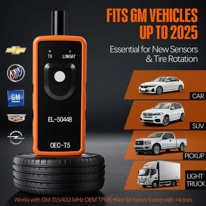 Tire Pressure Monitoring System Reset Tool