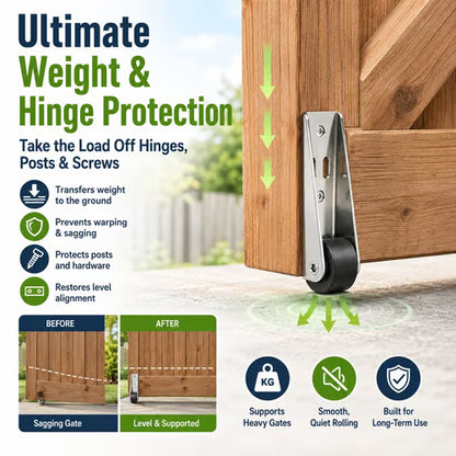Heavy-Duty Universal Gate Support Wheel