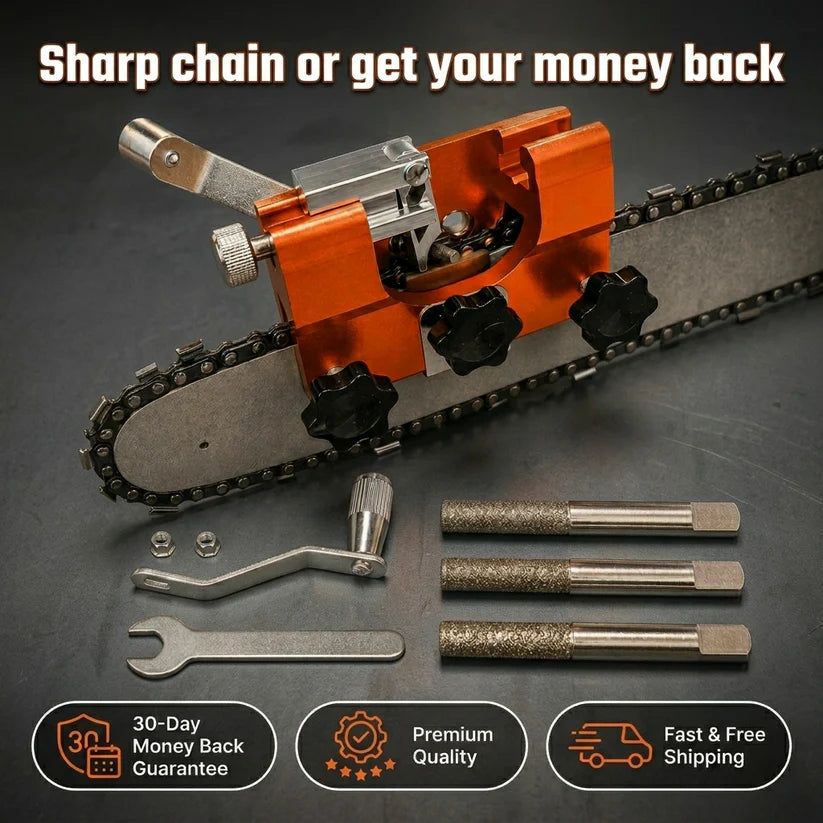 Professional Chainsaw Sharpener – Precision Chain Grinding Tool for Fast, Consistent Results