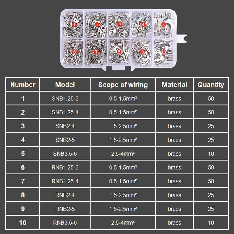 320 PCS Terminal connection combination set
