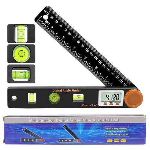 4-in-1 Digital Angle Finder Ruler with Level