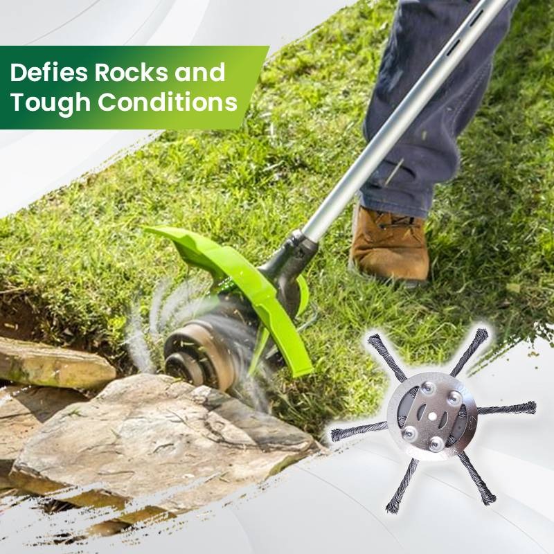 🔥Buy More Save More String🌿Trimmer Replacement Head,Steel Wire Grass Cutting Head