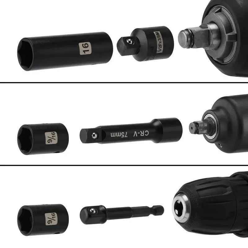 49-Piece Drive Impact Socket Set