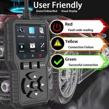 🔧✨Professional OBD2 diagnostic tool: accurate and fast analysis, compatible with most vehicles 🚗📱