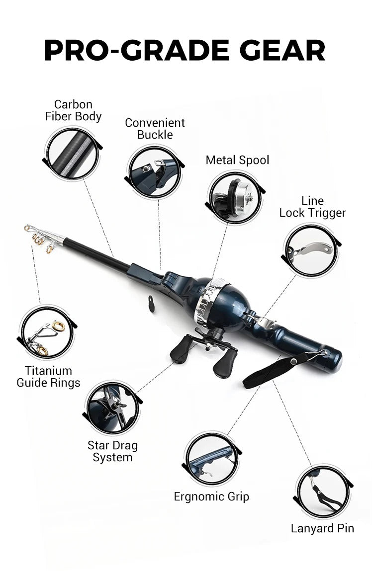 🔥Foldable Fishing Rod