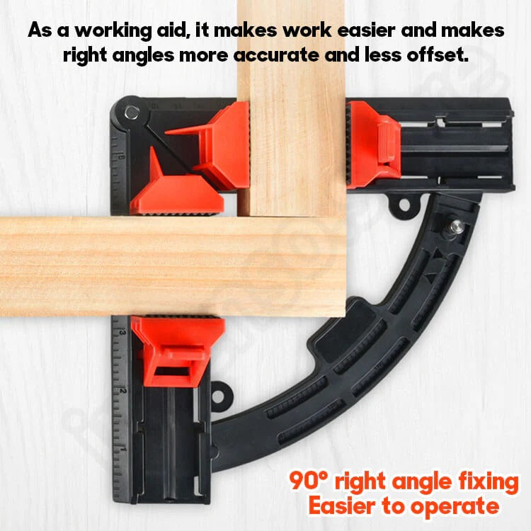 Multi-Angle Adjustable Corner Clamp for Woodworking